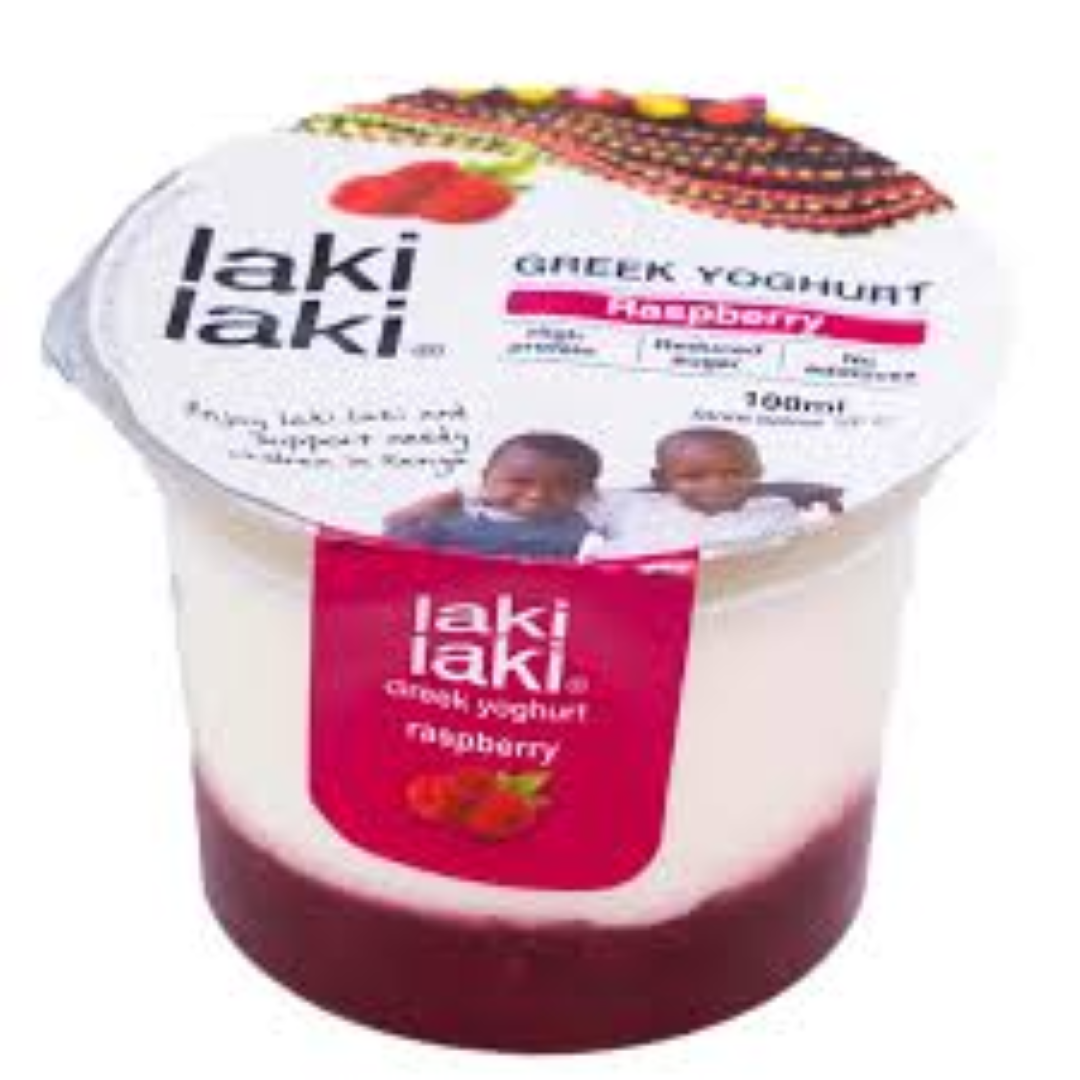 LAKI LAKI 100ML G/YOGHURT RASPBERRY